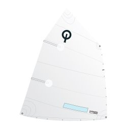 Club optimist sail w window, sailbattens, class logo and IODA button