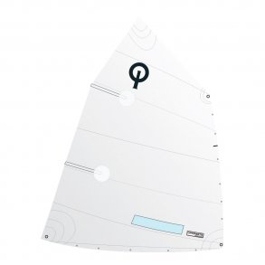 Club optimist sail w window, sailbattens, class logo and IODA button