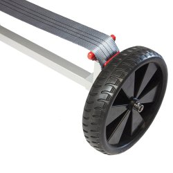 Trolley with belt large optiflex wheels