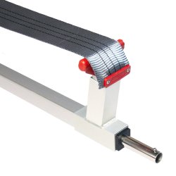 Trolley with belt large optiflex wheels