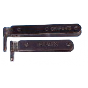 Rorbeslag f. ror m. 2 gafler (1 kort)