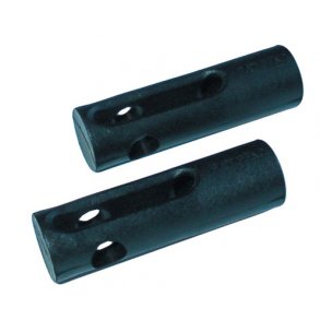 Nylon top pins/ Patentpropper sorte, 2stk. Optiparts