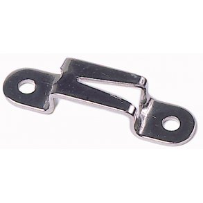 Stainless steel V cleat for school mast and booms / V-Klemme til skolerig, rustfri stl