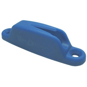 Blue nylon V cleat for silver and school booms / Bl nylon bomudhals klemme (clam cleat)