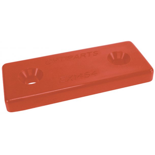NYLON MOUNTING PLATE  RED  10 PACK