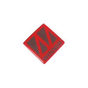 Winner Logo 3D, 50*50mm