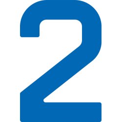 SAILNUMBER, 12" 30.5 CM