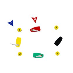 MAGNETIC PROTEST KIT OPTIMIST - TRAVEL SET,