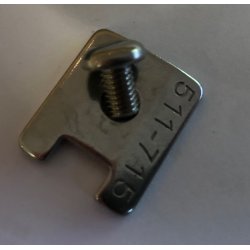 Clamp for sliding boom eye