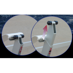 Trolley for Europe dinghy - Magic with set up