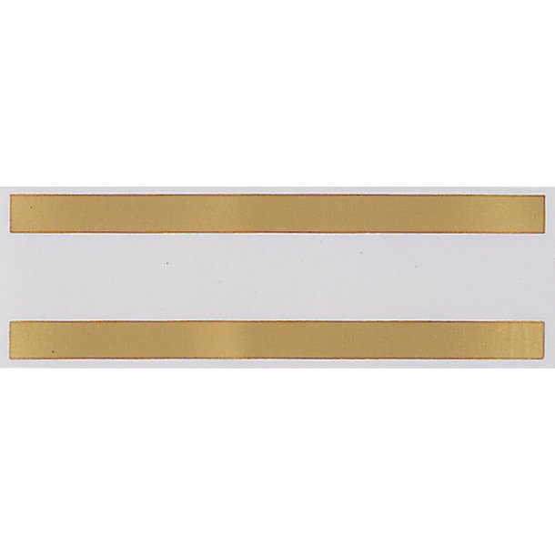 Measurement band sticker / Mastbnd gold