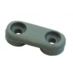 Lacing eye grey incl rivets