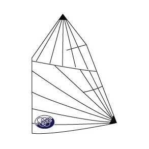 Optimist sail, Olimpic Radial (38-46kg)