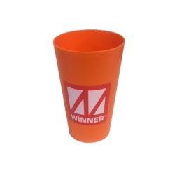 Winner Cups - plastic (Blue, red, yellow, orange, transp.)