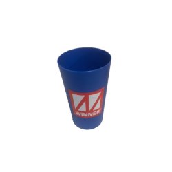 Winner Cups - plastic (Blue, red, yellow, orange, transp.)